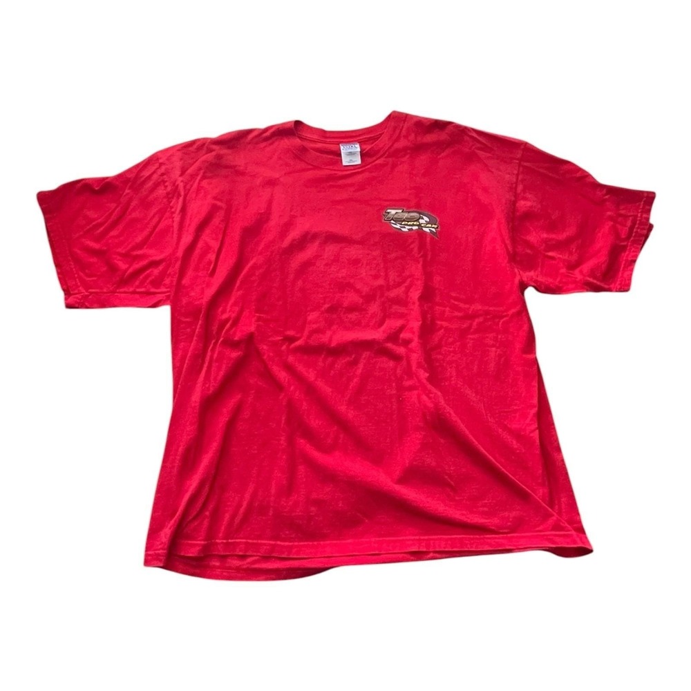 Vintage TEO Pro Car Racing T-Shirt Men's XXL Red Gildan Y2K Race Graphic Tee